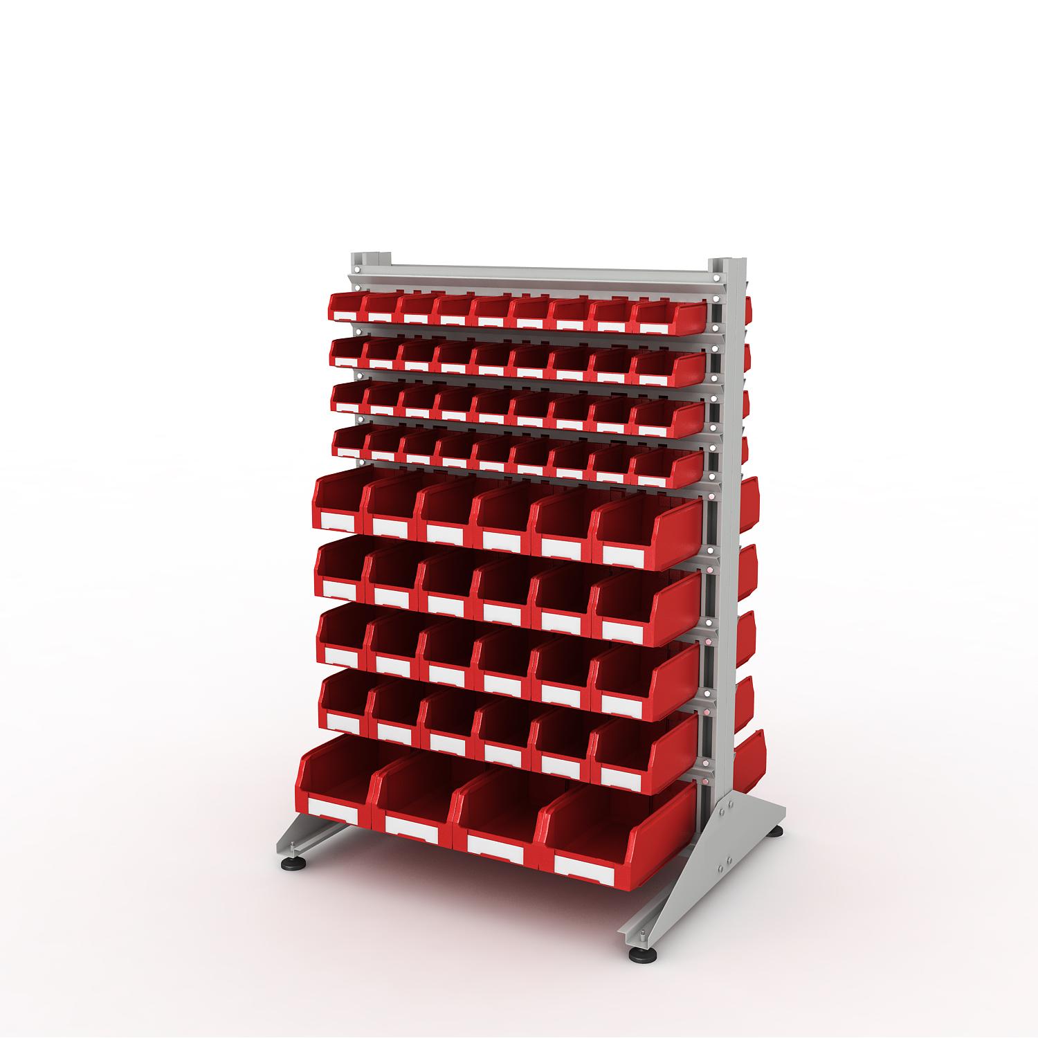 ER-00024026 Стеллаж для пластиковых лотков SORTEX двухсторонний 1500x1000x800.05