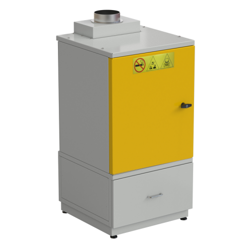 56.0695.10.00-01 Шкаф для хранения кислот ЭКРОС 600х600х1210 мм, серый