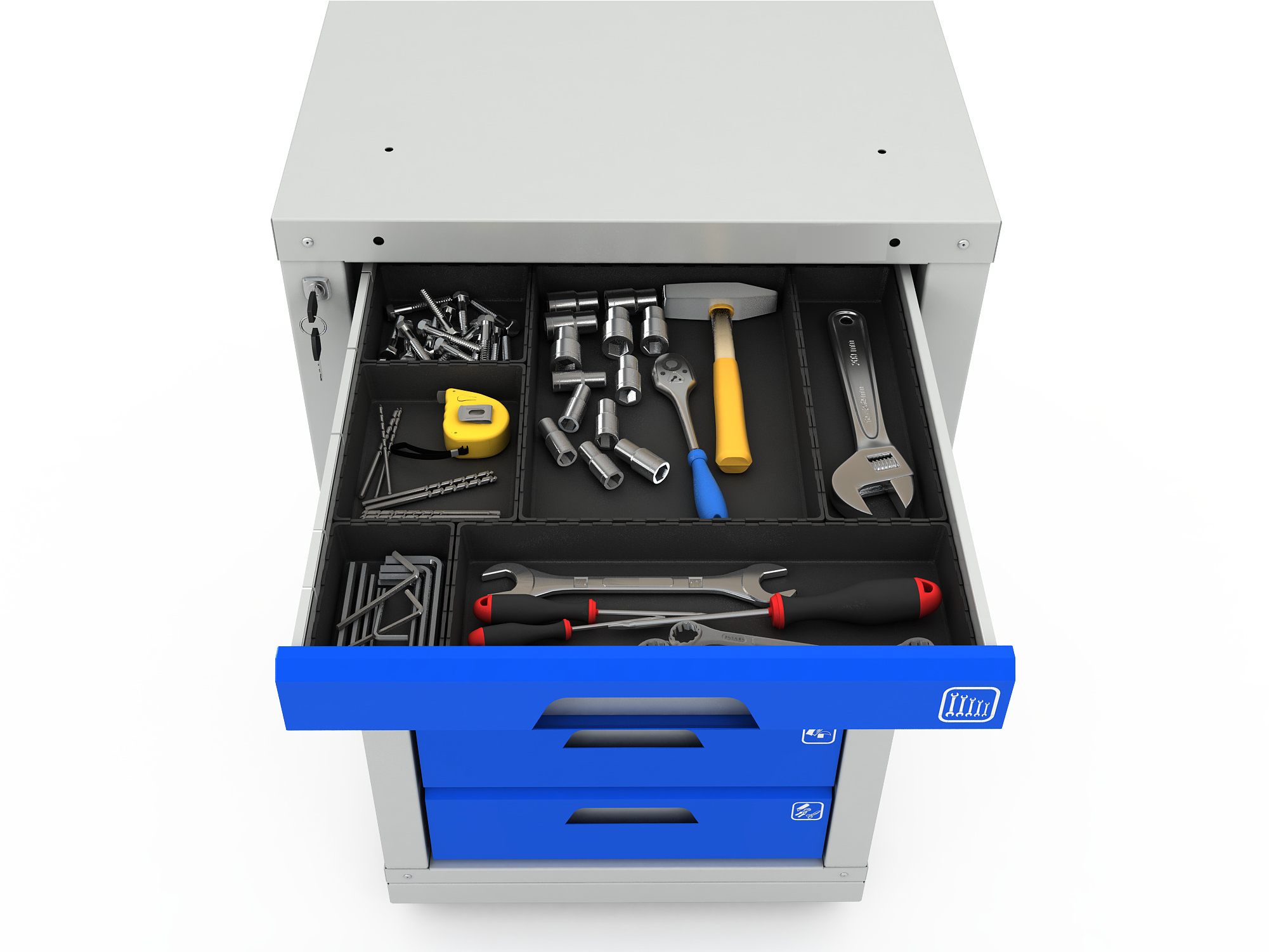 Тумба инструментальная модульная WOKER PRO 0103 S