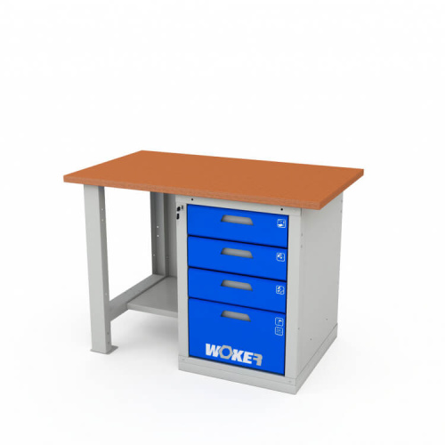 ER-00020610 Верстак однотумбовый WOKER PRO 1004.1200 830x1200x745 мм
