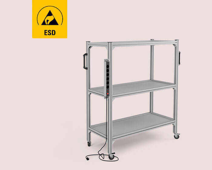 Транспортные тележки антистатические ESD