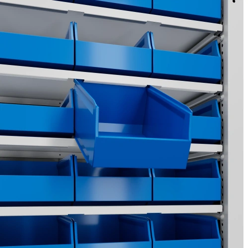 CSS P10 K2 20.4.L Шкаф кассетница с ячейками 2030x1040x400 мм