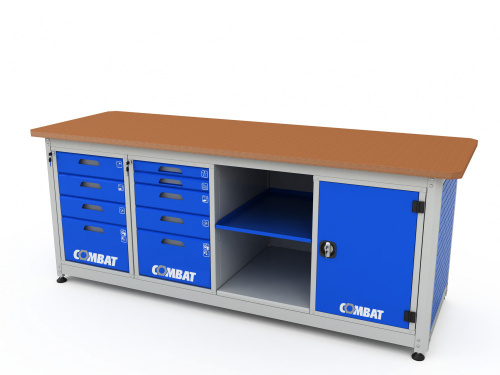 ER-00018634 Верстак четырехтумбовый COMBAT 44501.2340